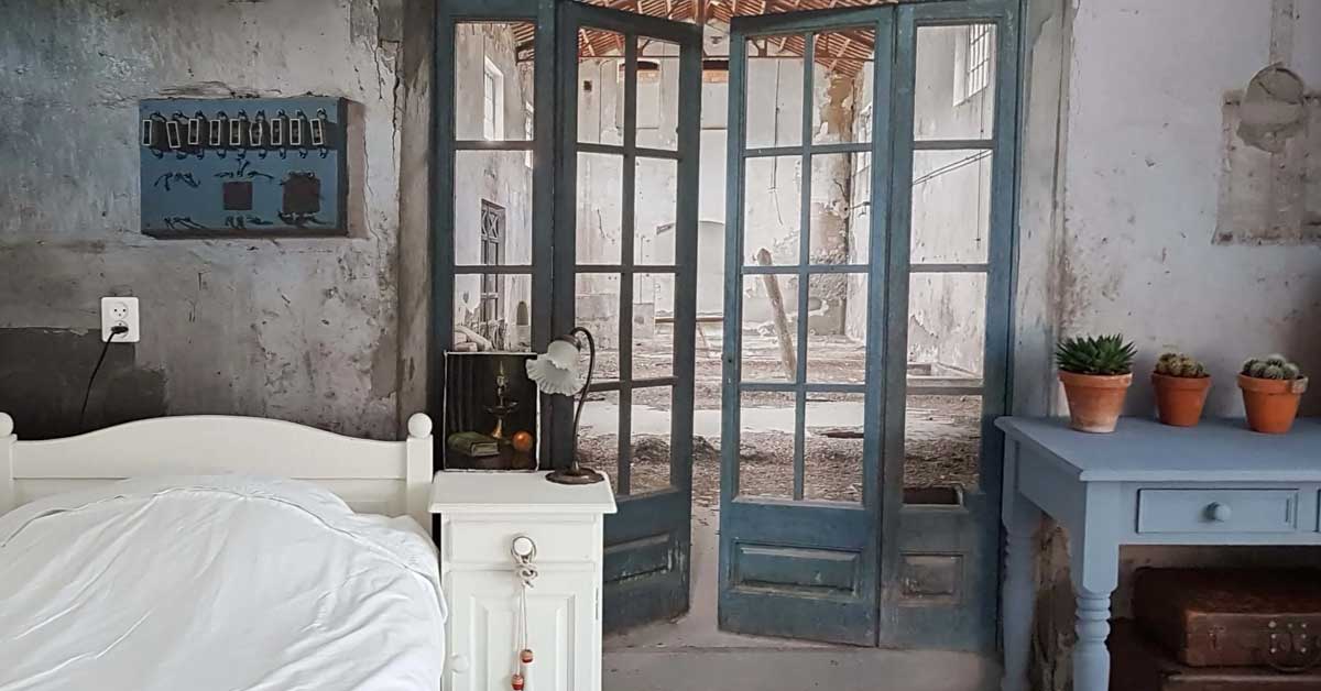 Industrialne budynki na tapecie