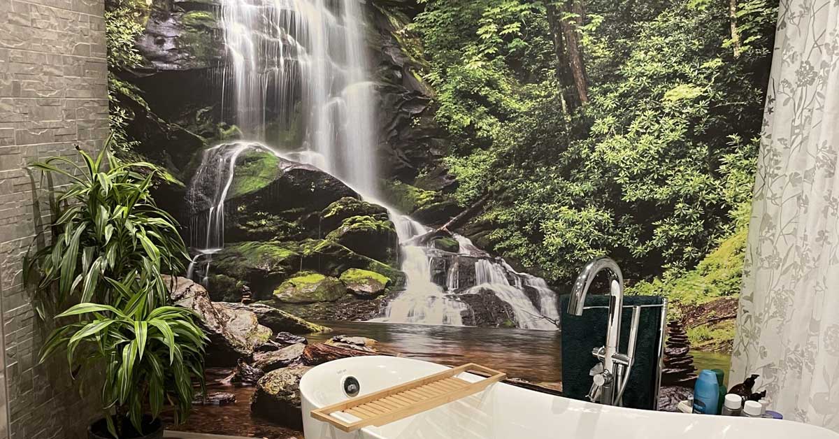 Fototapeta z wodospadem