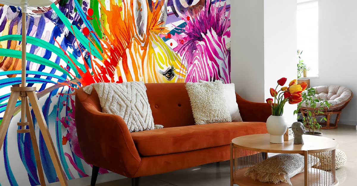 Zebry na fototapecie Zebry na fototapecie