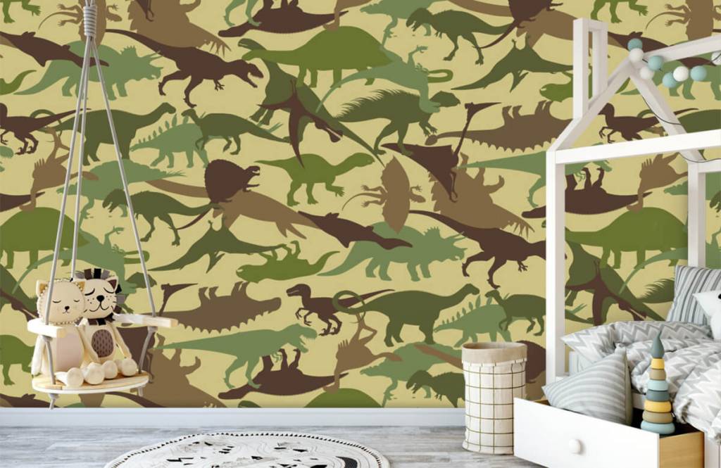 Dinosaurs - Dino camouflage  - Kinderkamer 1