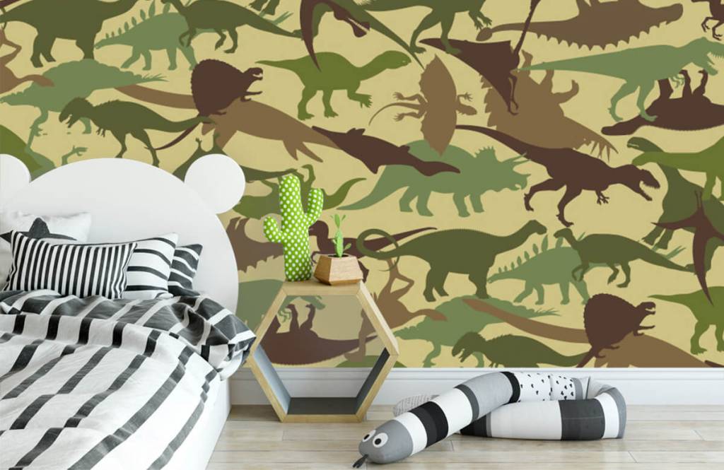 Dinosaurs - Dino camouflage  - Kinderkamer 3