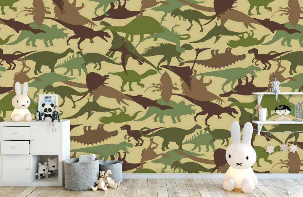 Dinosaurs - Dino camouflage  - Kinderkamer 4