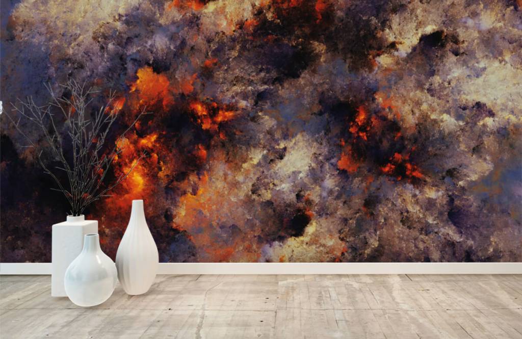 Abstract - Donkere abstracte rookwolken - Magazijn 8