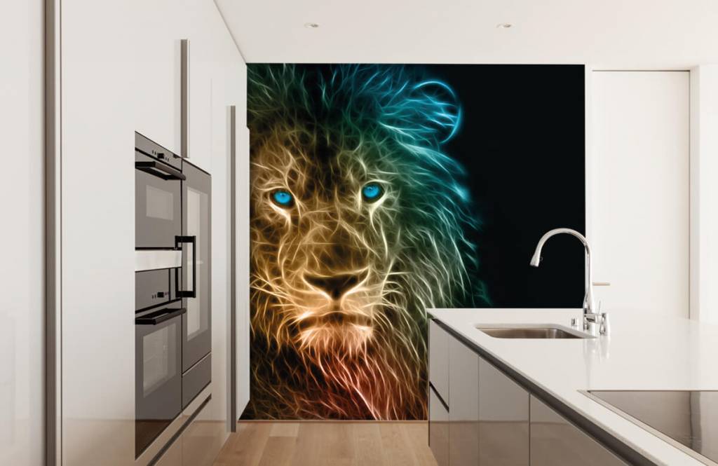 Animals - Fantasie leeuw - Tienerkamer 4