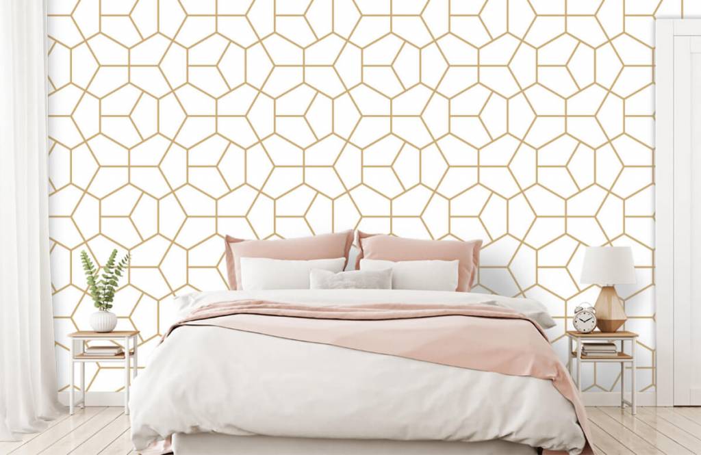 Other - Gouden geometrisch patroon - Slaapkamer 1