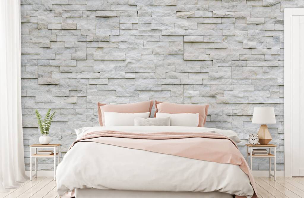 Steen behang - Moderne stenen muur - Kantine 2