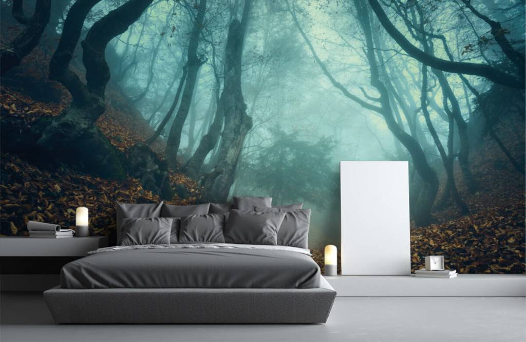 Forest wallpaper - Mysterieus bos - Slaapkamer 3