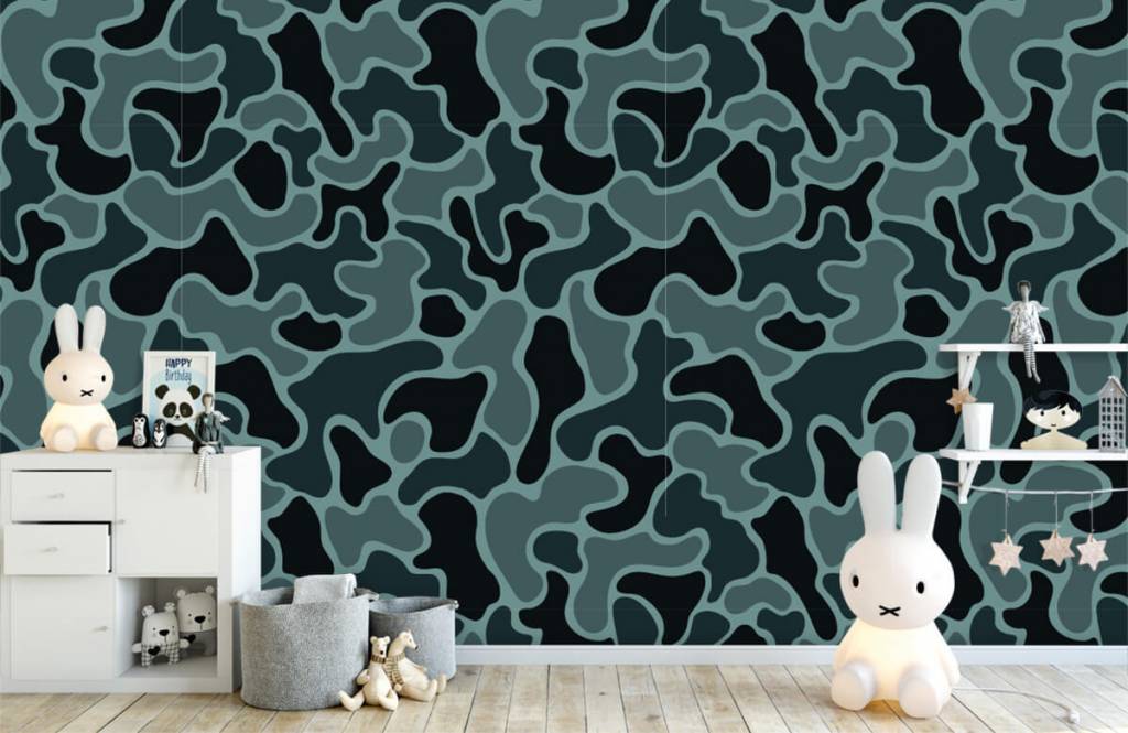 Other - Groen grijze camouflage  - Kinderkamer 6