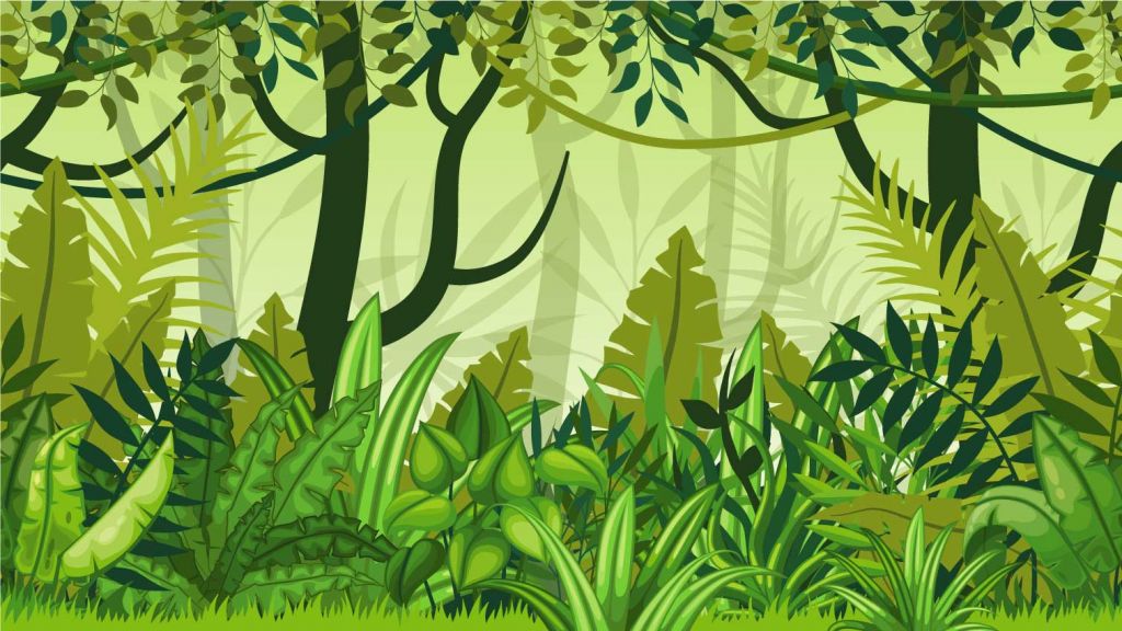 Ilustracja dżungli