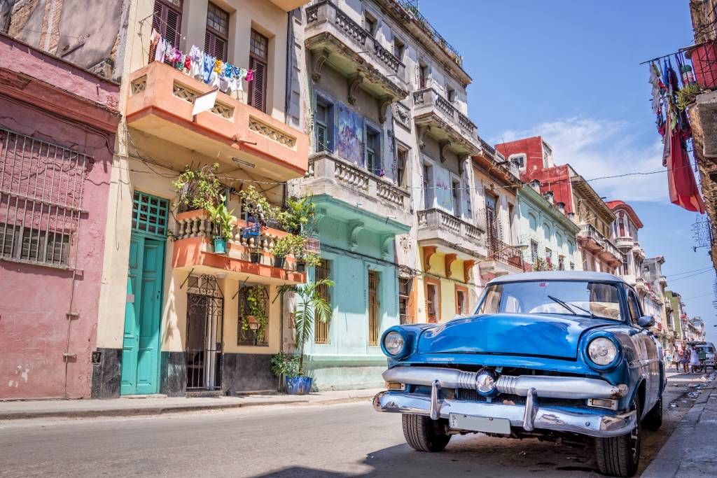 Klasyczny samochód na Kubie