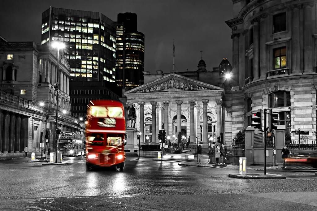 Czerwony autobus w Londynie