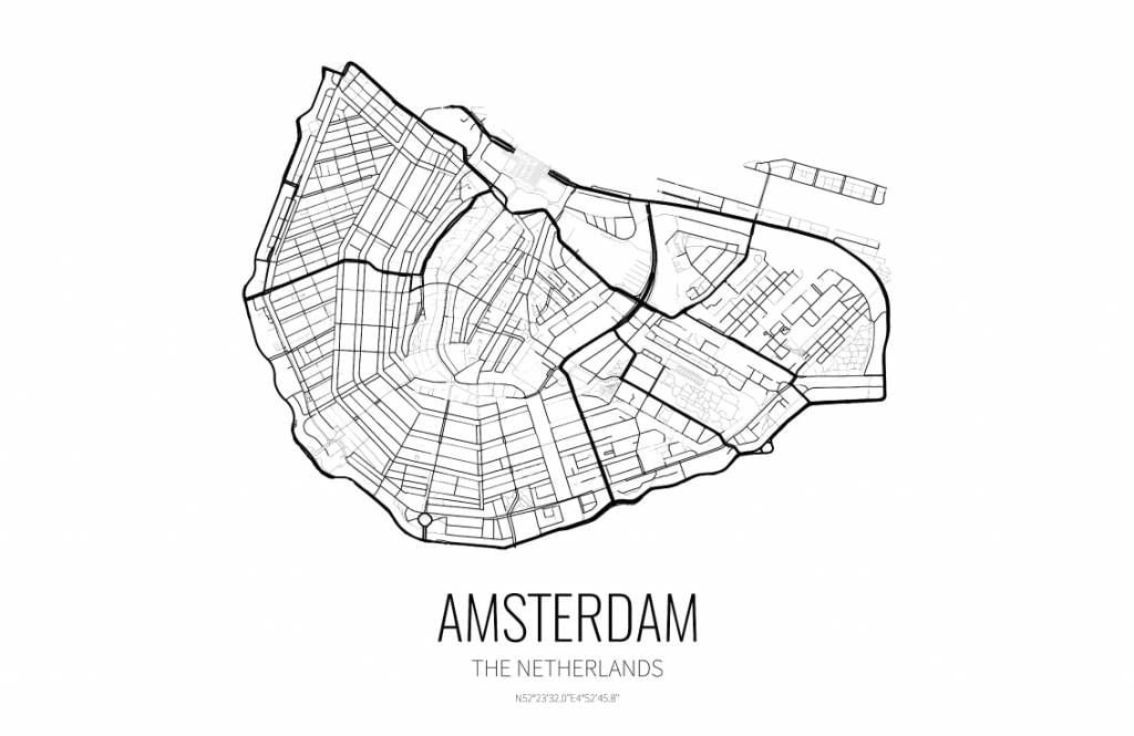 Unikatowa mapa Amsterdamu