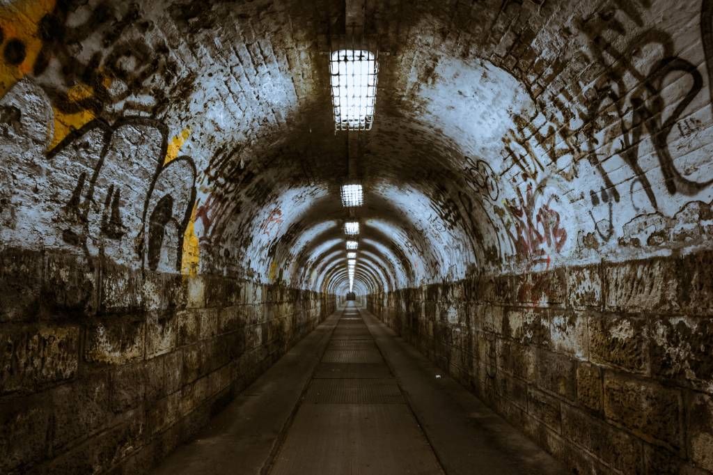 Tunel graffiti 3D