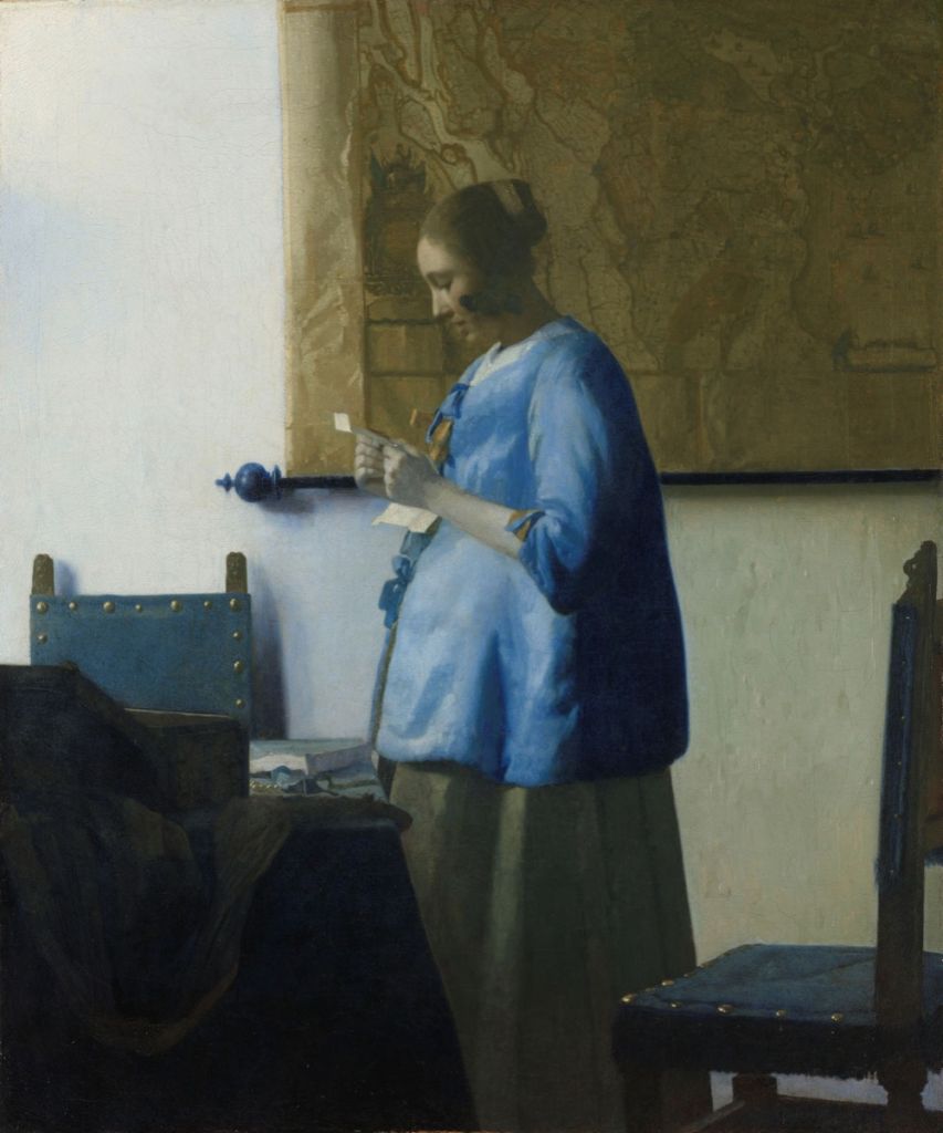 Kobieta czytająca list