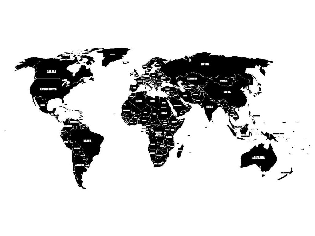 Mapa czarnego świata