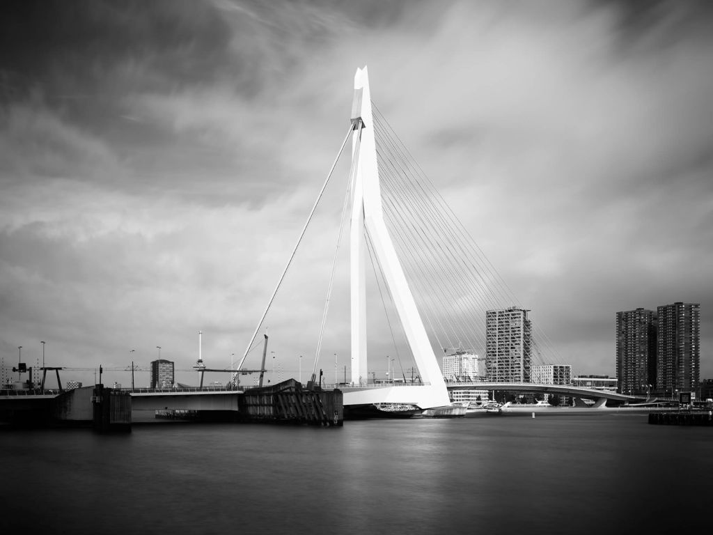 Most Erasmusa w Rotterdamie 