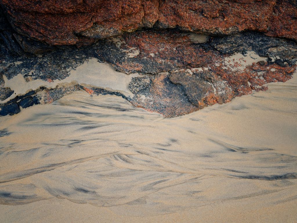 Błyszczący piasek