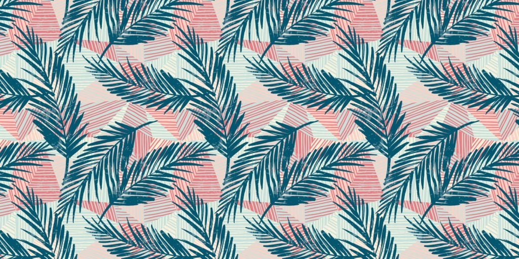 Abstrakcyjne liście palmowe