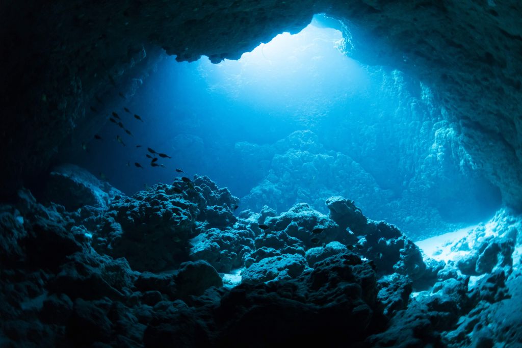 Jaskinia pod wodą