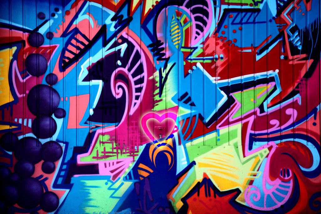Neonowe graffiti