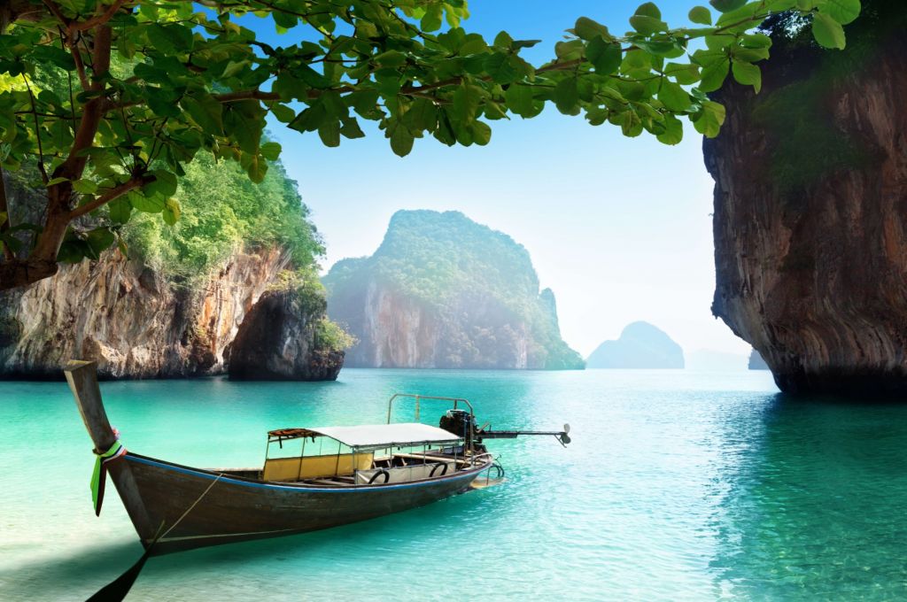 Łódka w Tajlandii