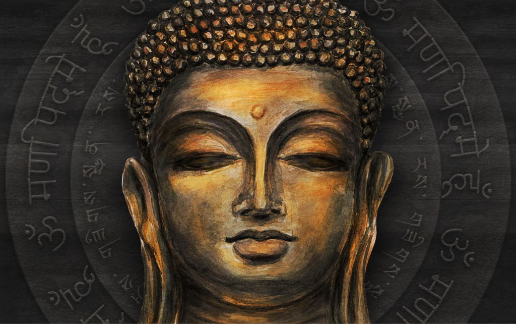 Malowany Budda