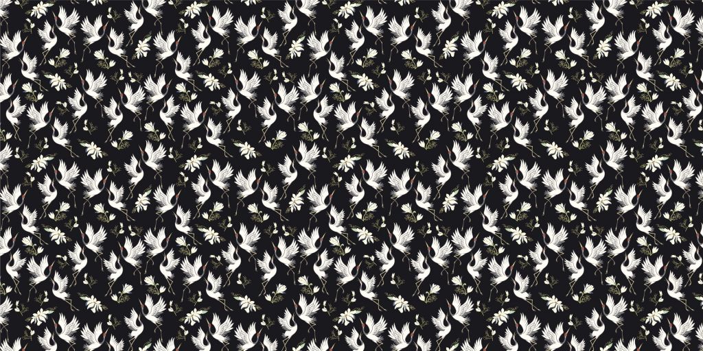 Wzór latającego żurawia