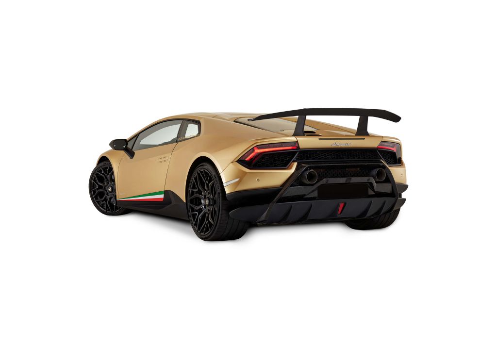 Lamborghini Huracán - Lewa tylna strona, biały