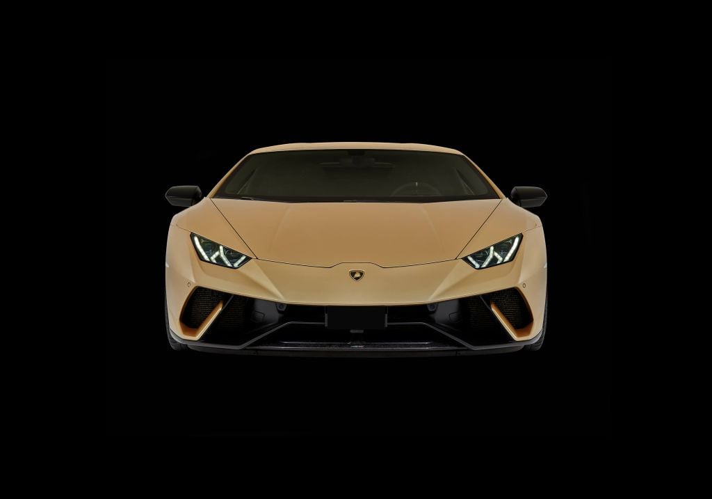 Lamborghini Huracán - Przód, czarny