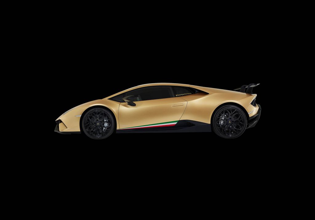 Lamborghini Huracán - Bok, czarny