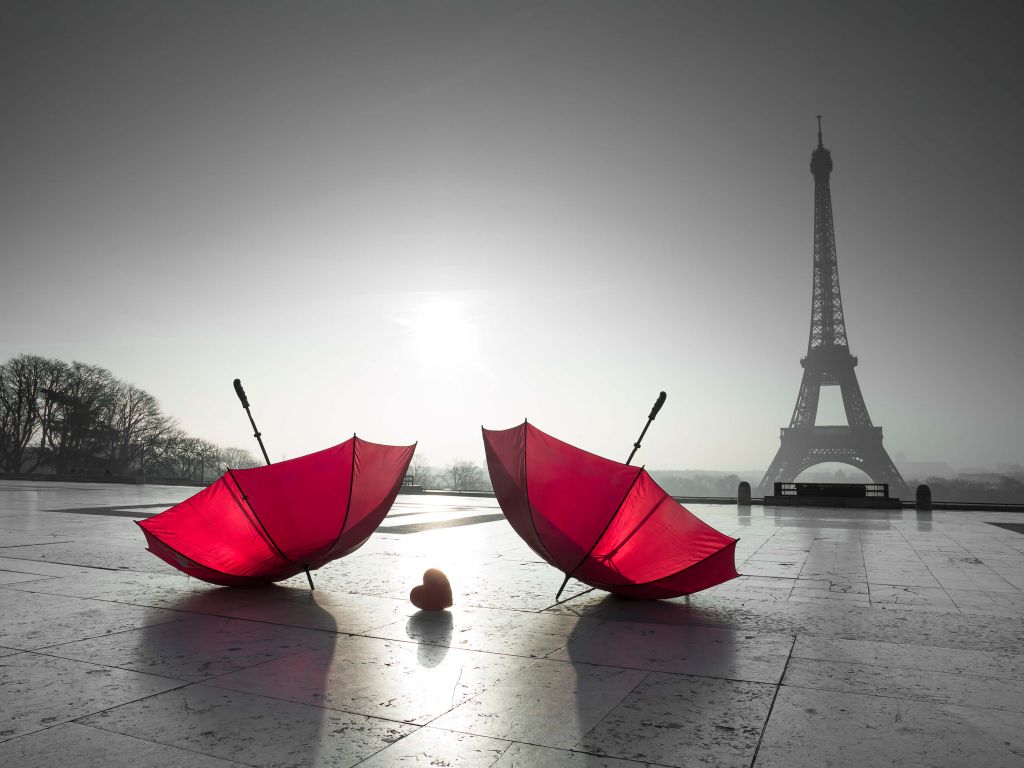 Czerwone parasolki