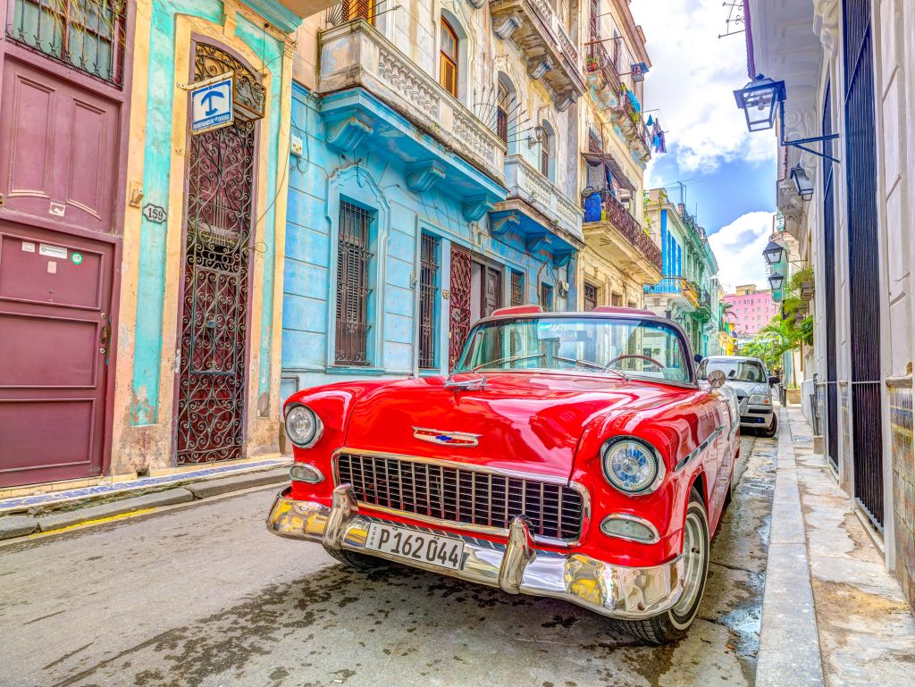 Samochód zabytkowy w Hawanie