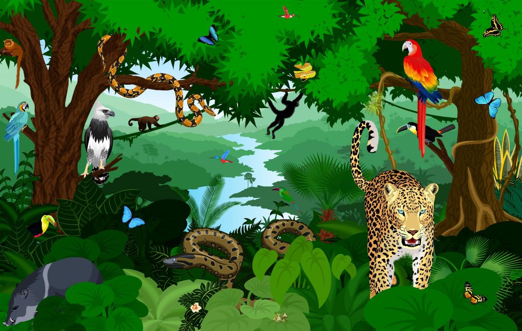 Ilustrowana dżungla