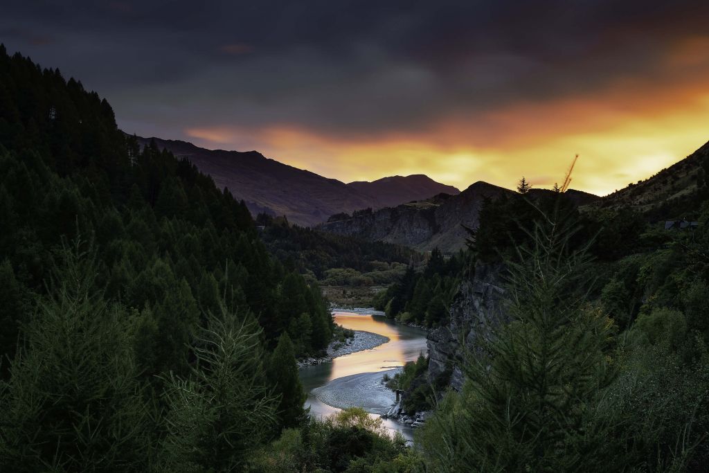 Rzeka w Nowej Zelandii