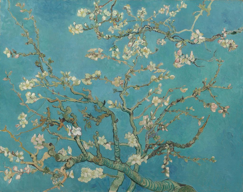 Malowany kwiat migdałowca (Van Gogh)