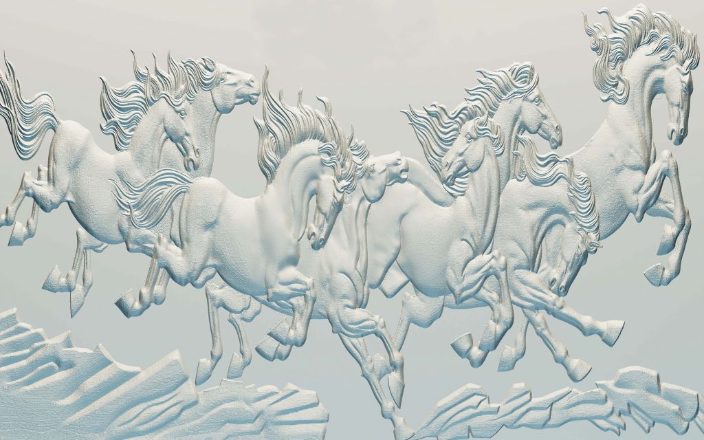 Ilustracja konia 3D