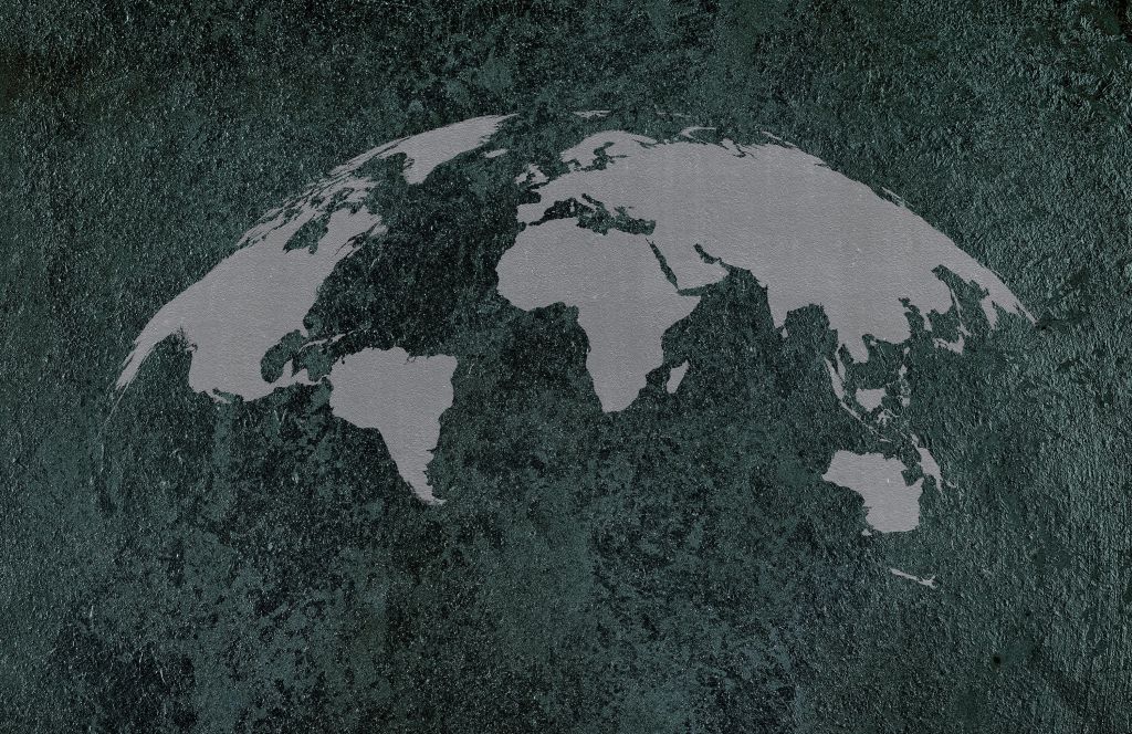 Mapa świata z teksturą
