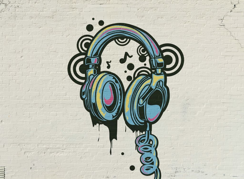 Słuchawki graffiti