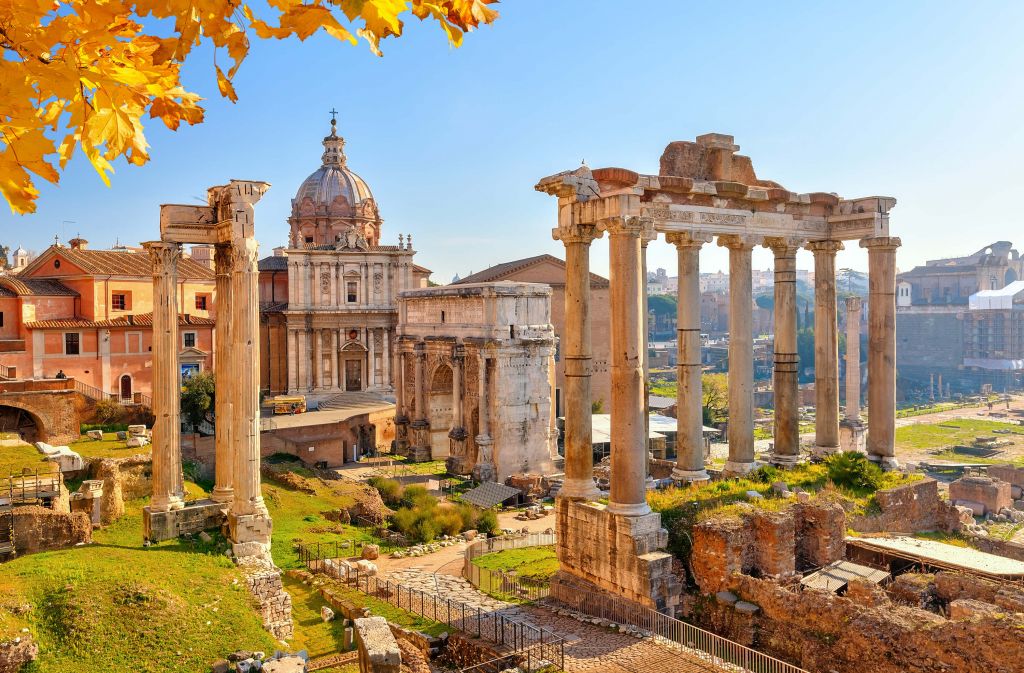 Rzymskie ruiny w Rzymie