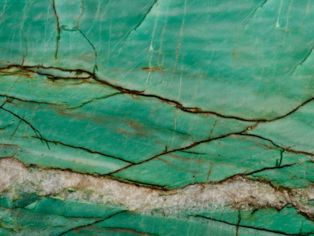 Zbliżenie na zielony marmur