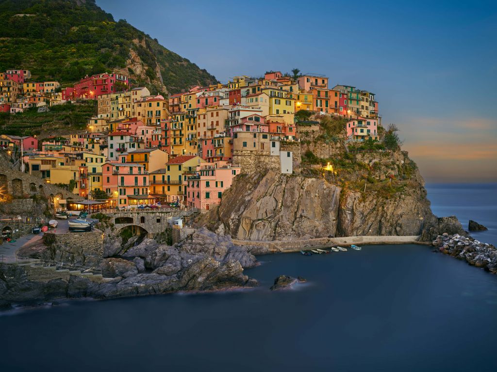Kolorowe domy we Włoszech