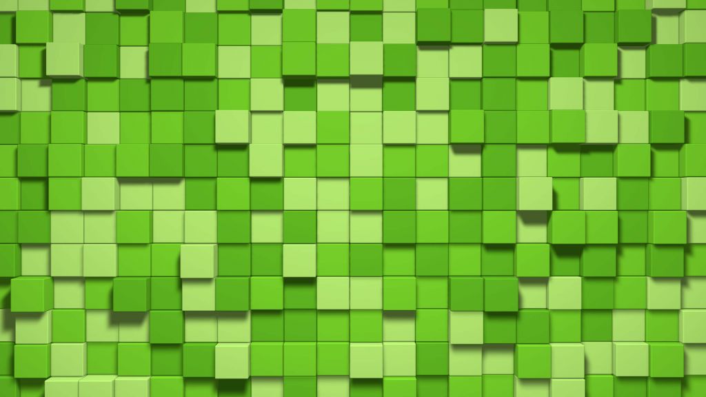 Bloki trawy 3D Minecraft