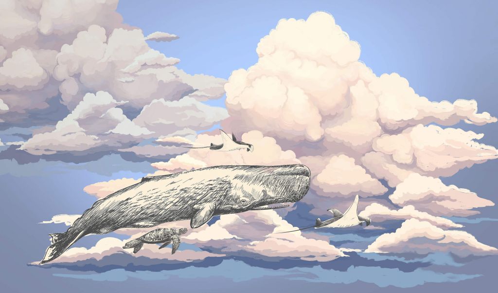 Wieloryb z przyjaciółmi