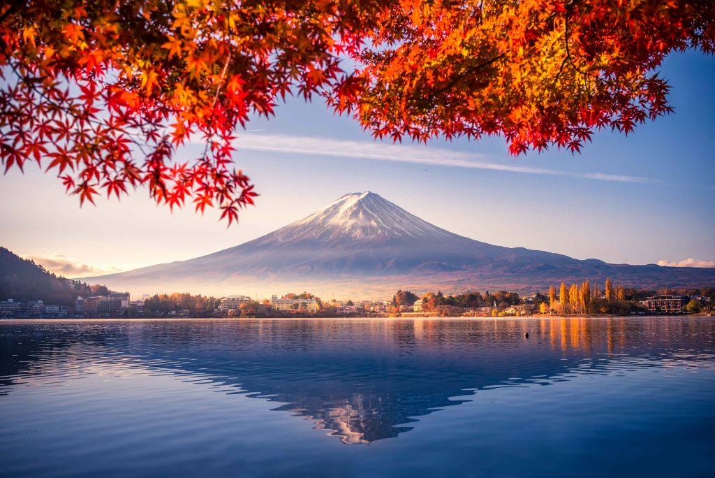 Góra Fuji jesienią