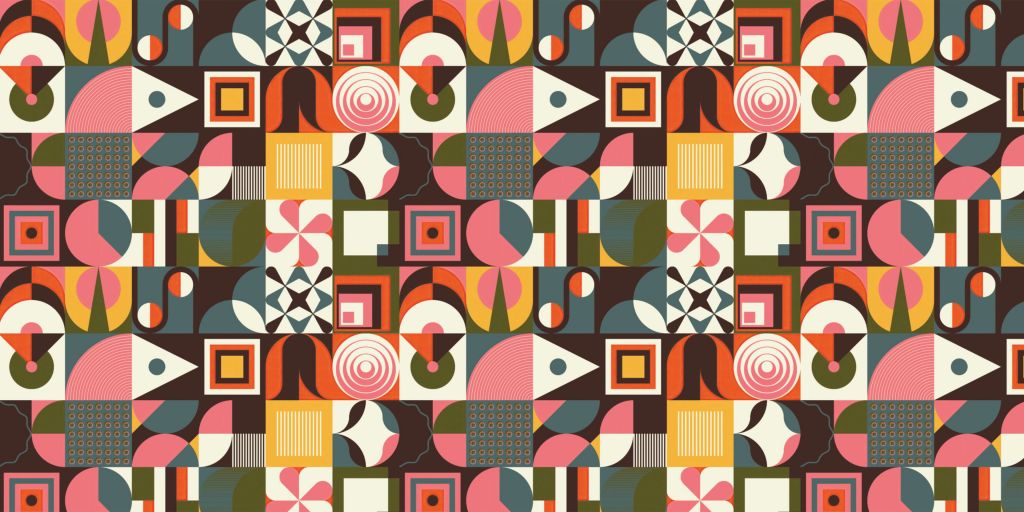 Kolorowe abstrakcyjne kształty