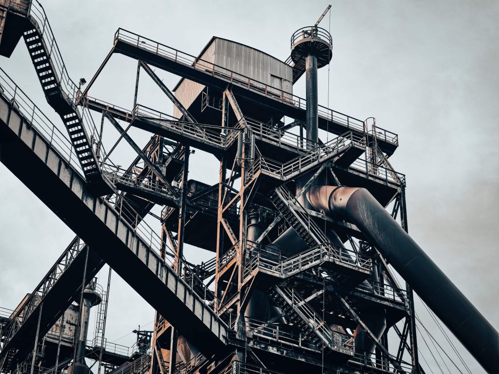 Opuszczona fabryka stali