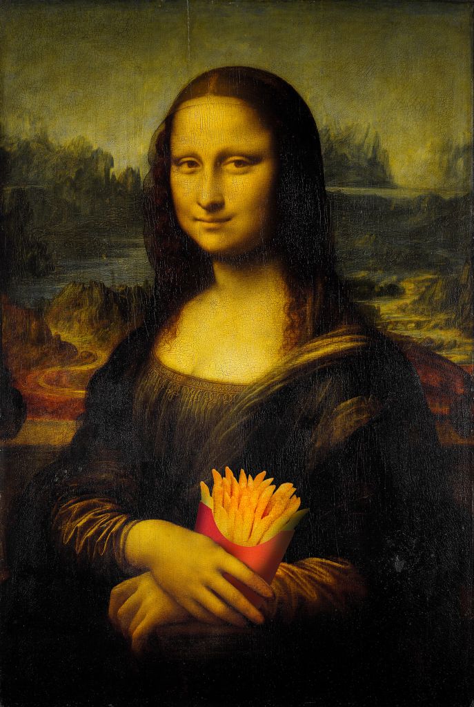 Mona Lisa z frytkami