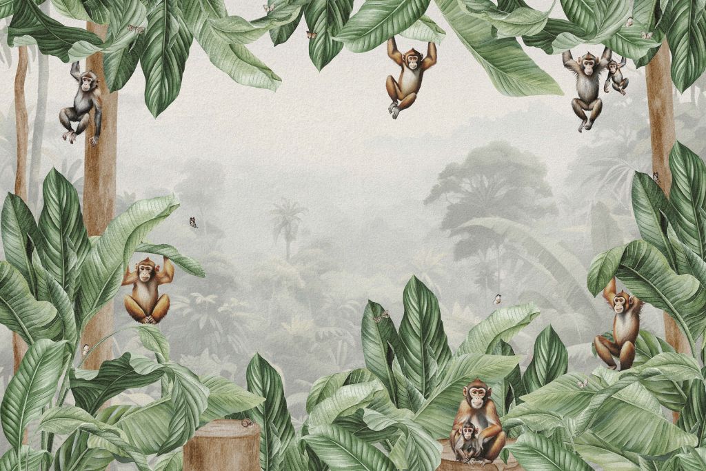 Krajobraz małp w kolorze