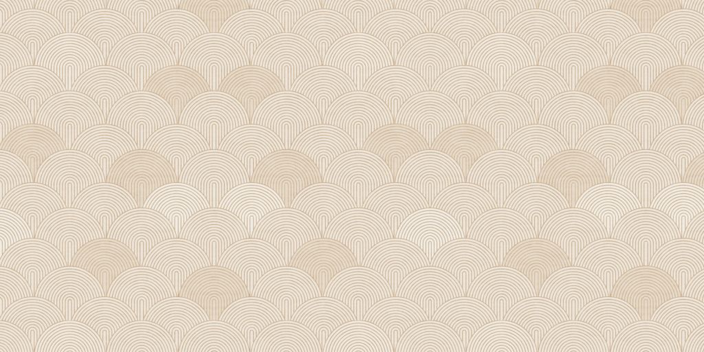 Retro Arches & Curves Large - neutralny piaskowy