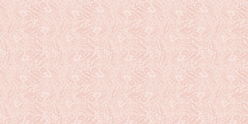 Morris Florals & Leaves - brzoskwiniowa mgiełka